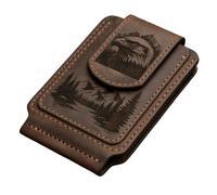 Slim Card Holder - PU Eagle 18x6.4cm, Lightweight Wallet | Thin Credit Card Organizer, Money Pocket for Women Students Drivers Travelers Work Travel Gym Beach Dating Commuting Shopping Going Out Every