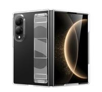 Slim Case for Samsung Galaxy Z Fold 8 Wide Phone Hard PC Shockproof | For Samsung Galaxy Z Fold 8 Wide Case Grip Silicone Strap, Ultra-Thin Hard PC Case, Protective Cover(Clear)