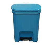 Slim Cesth Can - Cubo de basura rectangular con pedal moderno | Estrecha basura de cocina con tapa suave, solución de eliminación de basura spaz