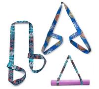 Slim Correa Esterilla Yoga, Ajustable Algodón Cinta de Yoga para Todos, 2 correa ajustable para esterilla de yoga, correa de transporte para esterilla de yoga, para Pilates, Estiramientos y Fitness
