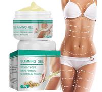 Slim Cream | Crema reductora de grasa abdominal 50 g, gel de masaje hidratante loción corporal para tonificar la cintura, las piernas y los brazos en casa, de noche, en el gimnasio, relajante