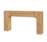 Slim Farmhouse Console Table for Living Room - Narrow Wooden Entryway Table, Rustic Oak Accent, Space-Saving Hallway Furniture, Ideal Behind Sofa or in Foyer, 63 Inch - 1.6m Annual Ring Oak Color