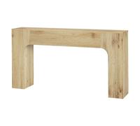 Slim Farmhouse Console Table for Living Room - Narrow Wooden Entryway Table, Rustic Oak Accent, Space-Saving Hallway Furniture, Ideal Behind Sofa or in Foyer, 63 Inch - 1.6 Michat Cracked Oak