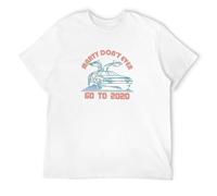 Slim Fit Mens Graphic T-Shirt Vintage Marty Goes Never In 2020 Print Ethnic Tees T-Shirt White S