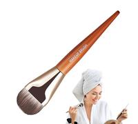 Slim Foundation Brush, Soft Face Makeup Tool, 6.5x1.3 inches Thin Beauty Brush Blending, Precision Liquid, Cream Foundation Applicator for Smooth and Even Coverage