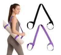 Slim Panda Correa Esterilla Yoga, Ajustable Algodón Cinta de Yoga para Todos los Tamaños de Esterilla de Yoga, Elástico Cinturon Yoga para Pilates,Estiramientos y Fitness(Excluyendo Esteras de Yoga)