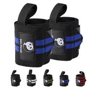 Slim Panda Muñequeras Gym, 1 par 45 cm Muñequeras Gimnasio con Un Anillo de Pulgar Cómodo para Powerlifting, Wrist Wraps con Peso para Crossfit, Hombre y Mujeres