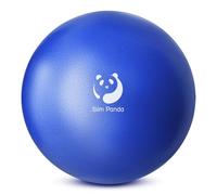 Slim Panda Pelota de pilates, pelota de ejercicio pequeña de 9 pulgadas, mini pelota de yoga antiexplosión para estabilidad, entrenamiento, barra, fuerza central, terapia física, equilibrio