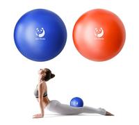 Slim Panda Pelota de pilates, pelota de ejercicio pequeña de 9 pulgadas, mini pelota de yoga antiexplosión para estabilidad, entrenamiento, barra, fuerza central, terapia física, equilibrio