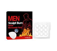 Slim Patch - Almohadillas moldeadoras para el vientre, juego de 9 piezas de microagujas naturales eficaces, accesorios de bienestar para viajes, herramienta de fitness con sobrepeso, solución cómoda