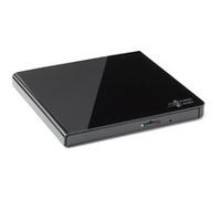 Slim Portable DVD-Writer, Regrabadora DVD externa negro, Negro, Bandeja, Sobremesa/Portátil, DVD±RW, USB 2.0, 60000 h, Minorista