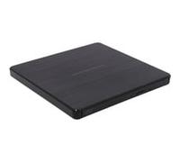 Slim Portable DVD-Writer, Regrabadora DVD externa negro, Negro, Bandeja, Sobremesa/Portátil, DVD±RW, USB 2.0, 60000 h, Minorista