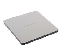 Slim Portable DVD-Writer, Regrabadora DVD externa plateado, Plata, Bandeja, Sobremesa/Portátil, DVD±RW, USB 2.0, 60000 h, Minorista