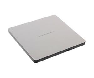 Slim Portable DVD-Writer, Regrabadora DVD externa plateado, Plata, Bandeja, Sobremesa/Portátil, DVD±RW, USB 2.0, 60000 h, Minorista