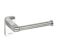 TATAY Portarrollos para papel higiénico Slim sin tapa – Acero inoxidable – Doble fijación Glu Fix