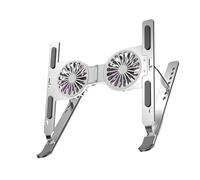 Slim Quiet Laptop Stand | Laptop Cooling Pad Stands | Portable Laptop Holders | Foldable Tablet Dock | Notebook Cooler Cooling Pad Stand With USB Powered Fans For Laptops Within 17in | Computer Stan
