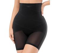 Slim Shape Faja Faja para Adelgazar Barriga Mujer Fajas para Mujeres Cintura Alta Body Shaper Shorts Butt Lifting Muslo Slimmer Braga Pantalon Corset Reductora Mujer Black XXL