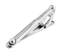 Slim Tie Clip, Tie Clip Silver Stainless Steel Mens Tie Clips Men Accessories for Suits Gift for Men Tie Accessories