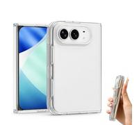 Slim Transparent Case for iPhone Duo, 2-Piece Shockproof Cover (1pc) | Clear anti-yellowing design, precise fit, smooth opening, full corner protection, shock absorption, slim, wireless charging