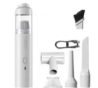 Slim V8 Mate Cordless Car Vacuum High Power 19000PA 2 Suction Modes Lightweight Portable, with Enhanced Dual Power, Handheld Slim V8 Mate 4-in-1 Portable Mini Cordless Car Vacuum (White,9000pa)