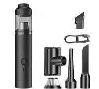 Slim V8 Mate Cordless Car Vacuum High Power 19000PA 2 Suction Modes Lightweight Portable, with Enhanced Dual Power, Handheld Slim V8 Mate 4-in-1 Portable Mini Cordless Car Vacuum (Black,19000pa)