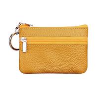 Slim Wallet Damen Geldbörse für kleine Tasche Damenring-Geldbörse Brieftasche Damen Retro Portemonnaie kleine Brieftasche Geldbörse für Frauen kleine Portemonnaie, amarillo, talla única