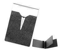 Slim Wallet Kreditkartenetui,Fahrzeugschein Hülle für Zulassungsbescheinigung Ultradünn leichte Fahrzeugscheinetui KFZ Schein Schutzhülle Etui Mappe Kartenhülle Fahrzeugschein Hülle,Schwarz