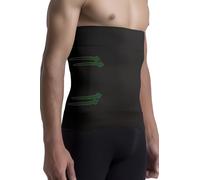 SLIMCELL Gambetti Faja Abdominal Hombre Reductora Modeladora - Microfibra Transpirable Sin Costuras, Faja Reductora Hombre Vientre Plano Efecto Adelgazante, Masaje 3D Invisible - Made in Italy