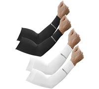 SLIMCELL Gambetti Manguitos Deportivos de Voleibol - Manguitos de Brazo Anti UV UPF 50+, Banda de Brazo de Compresión para Padel, Running, Tenis, Manga de Brazo para Juegos, Ciclismo, Voleibol, Golf