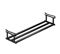 Slimdescent Cabinet Telescopic Shelf, Slimdescent Expandable Shoe Rack Organizer, Multifunctional Hanging Adjustable Shoe Rack for Shoes/Clothing Storage and Organization (Black,Steel Pipe 30-50cm)