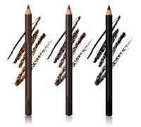 Slimdescent Eyeliner Waterproof, 2 In 1 Eyeliner And Eyebrow Penci, 24 Hr Waterproof Duo Sharpenable Eye Pencil, No Smudging, Fading, Smooth And Easy To Color (3-piece set)