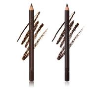 Slimdescent Eyeliner Waterproof, 2 In 1 Eyeliner And Eyebrow Penci, 24 Hr Waterproof Duo Sharpenable Eye Pencil, No Smudging, Fading, Smooth And Easy To Color (dark brown+brown)