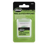 Slime 20053 Kit de Parches Skab para Bicicletas, Reparación de Pinchazos de Neumáticos con Cámara, Contiene 6 Parches y 1 Raspador Metálico