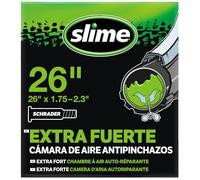Slime 30059 Cámara de Aire para Bicicleta, Antipinchazos, con Sellante Slime, Sellado Autónomo, Prevenir y Reparar, Válvula Schrader, 26' x 1.75-2.3'