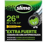 Slime 30060 Cámara de Aire para Bicicleta, Antipinchazos, con Sellante Slime, Sellado Autónomo, Prevenir y Reparar, Válvula Presta, 26' x 1.75-2.3'