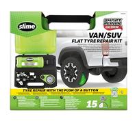 Slime 50159 Equipo de Reparación de Neumáticos Pinchados, Reparación Inteligente Ultra, Solución Integral, Reparar e Inflar, Camión/Todoterreno, Reparación en 15 Min.