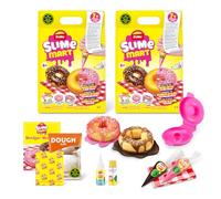 Slime Mart Bolsa pequeña (Dount) de ZURU, Juguete de Compuesto de Baba, Manualidades para niños y Adultos, 2PK