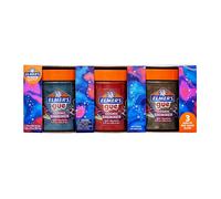 Slime prefabricado Gue de Elmer, paquete variado de slime con brillantina c smica, 3 unidades