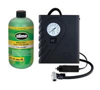 Slime 50050 Kit de Reparación de Pinchazos Inteligente, Incluye Sellador y Bomba de Aire
