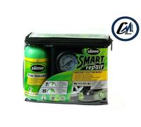 Slime CRK0305-IN Reparación de Pinchazos, Reparación Inteligente, Kit de Emergencia para Neumáticos, Incluye Sellante y Bomba, Apto para Coches y Otros Vehículos de Carretera, Reparación en 15 min
