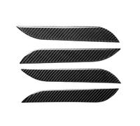 SLIMES 4 Cubiertas De Fibra De Carbono para Manijas Exteriores De Puerta De Coche para Tesla para Model S Modificación Apariencia vehículo
