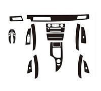 SLIMES Pegatina Embellecedor De Pegatina Interior De Coche para BMW 5 Series E60 2006 2010 Consola Central Elegante Decorativo 3D Fibra De Carbono Brillante