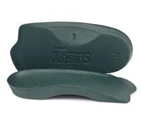 Slimflex Plantillas simples de alta densidad ¾ de longitud, copa de talón profundo, elevación de metatarsel