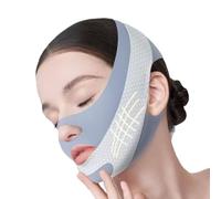 Slimming Face Tool, Facial Contouring Device, 25.6x3.1 Inches Band with Adjustable Buckle, Breathable Fabric Wrap, Lifting Shaper with Design, Sleeping Gear for Lady Men Home