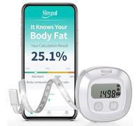 Slimpal Cinta Métrica Inteligente para el Cuerpo, Dispositivo Retráctil con Bluetooth para medir la Grasa Corporal, herramienta para Adelgazar y Ponerse en Forma
