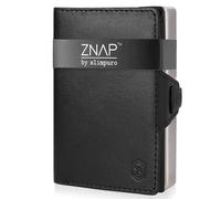 slimpuro - Portatarjetas Airtag Apple, Cartera para Hombre de Piel con Bloqueo RFID, Tarjetero Seguro con Compartimento para Tarjetas antirRFID, Carteras y titulares de Tarjetas, Monedero para Hombre