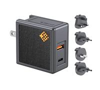 SlimQ Cargador USB C PD3.0 de 65 W para estación de Carga rápida, Bloque USB Tipo C, Enchufe Plegable, Adaptador de Viaje, Cargador rápido Compatible con /GalaxyS22/Dell XPS13/iPhone13Max/iPad/Pixel6