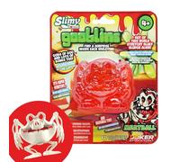 SLIMY Gooblins - Slime Ghost de Monstruo de Ghost, 100 g, super elástico, original de Slimy Slime, con divertidos esqueletos espeluznantes para descubrir y coleccionar, juguete para amasar (3 años),