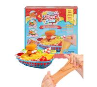 Slimy Street Foodz Crush - Mini Chiccy Nuggies, Slime y Plastilina Creativo, Juego de hornear para mezclar, moldear y decorar, diseñar creativamente para niños