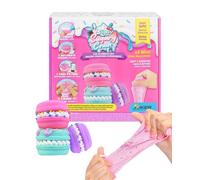 SLIMY Sugary Crush Mini - Macaroonies, slime y plastilina, juego creativo para mezclar, moldear y decorar, diseñar creativamente para niños